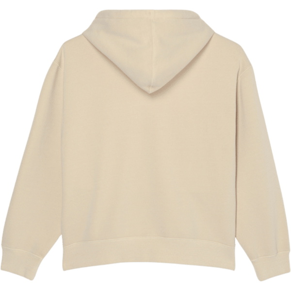 2026 Element Womens Lowcase Pigment Zip Thru Hood ELJFT00135 - Oat Milk